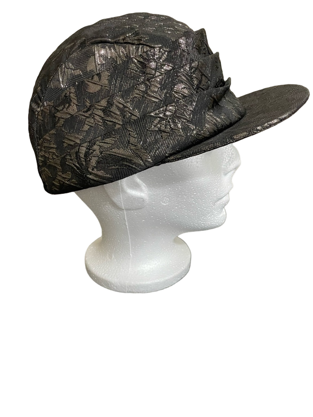 Vintage Albertus Swanepoel Black Patterned Hat